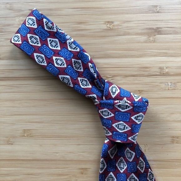 Robert Talbott For Nordstrom Silk Tie In Dark Red - Picture 4 of 6